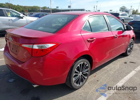 2014 Toyota Corolla S Plus z USA, uszkodzony, nr VIN 2T1BURHE4EC067909